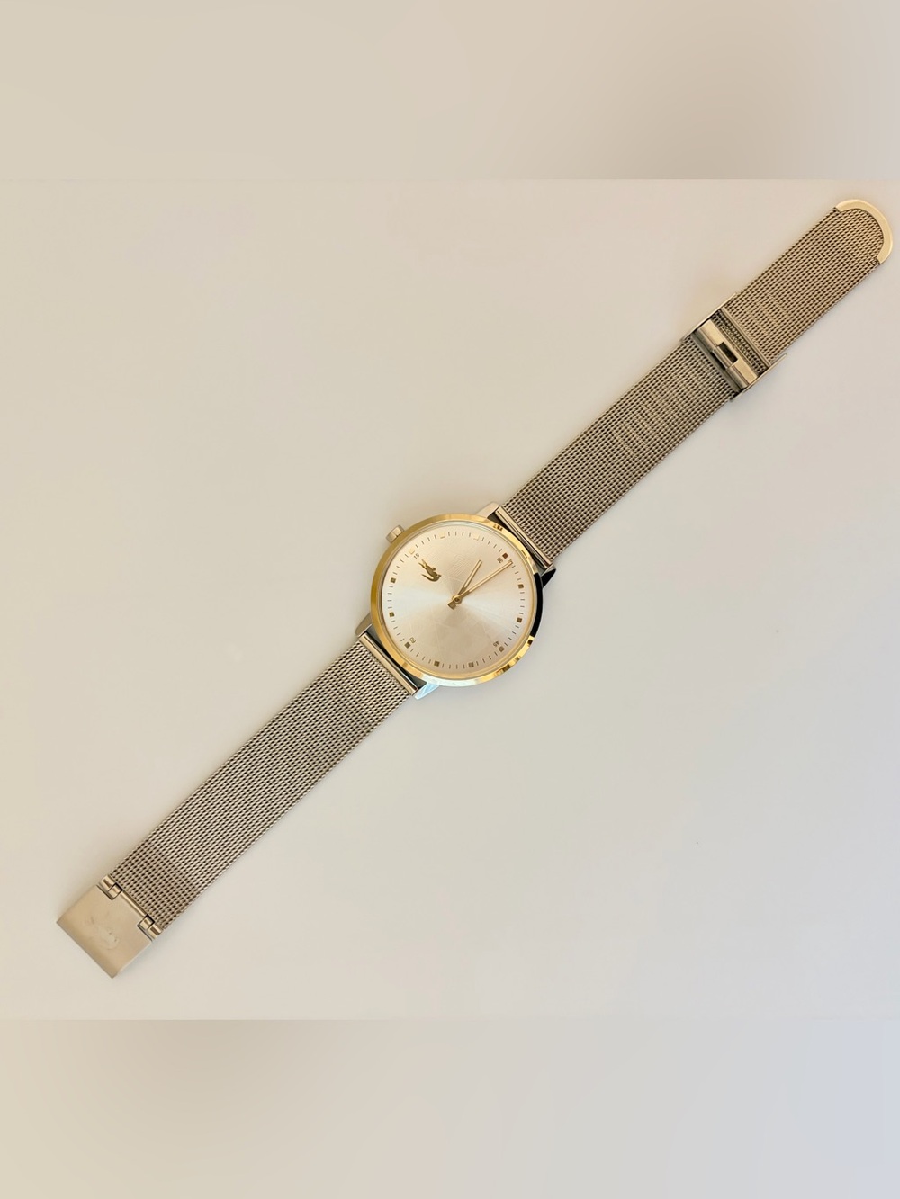 Lacoste Gold-Tone Mesh Strap Women's Watch 2001186
